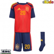Spain Pedri Gonzalez #20 Replica Home Minikit World Cup 2026 Short Sleeve (+ pants)